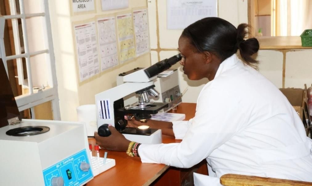Laboratory practitioner at St. James Infirmary Busia